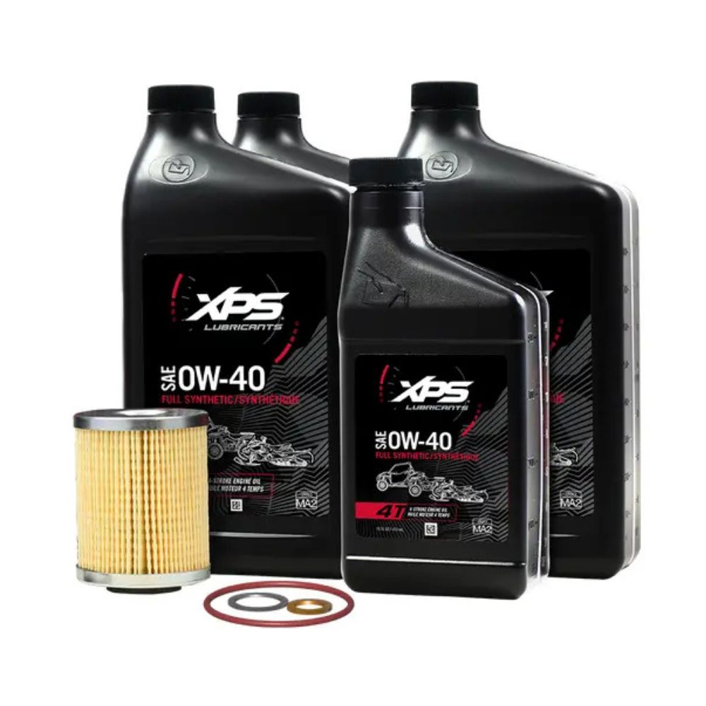 BRP Can-Am XPS 4T 0W-40 Synthetic Oil Change Kit For Rotax 450 CC Rr Less Engine
