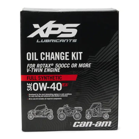 BRP XPS 4T 0W-40 Synthetic Oil Change Kit For Rotax 500 CC Or More V-Twin Engine