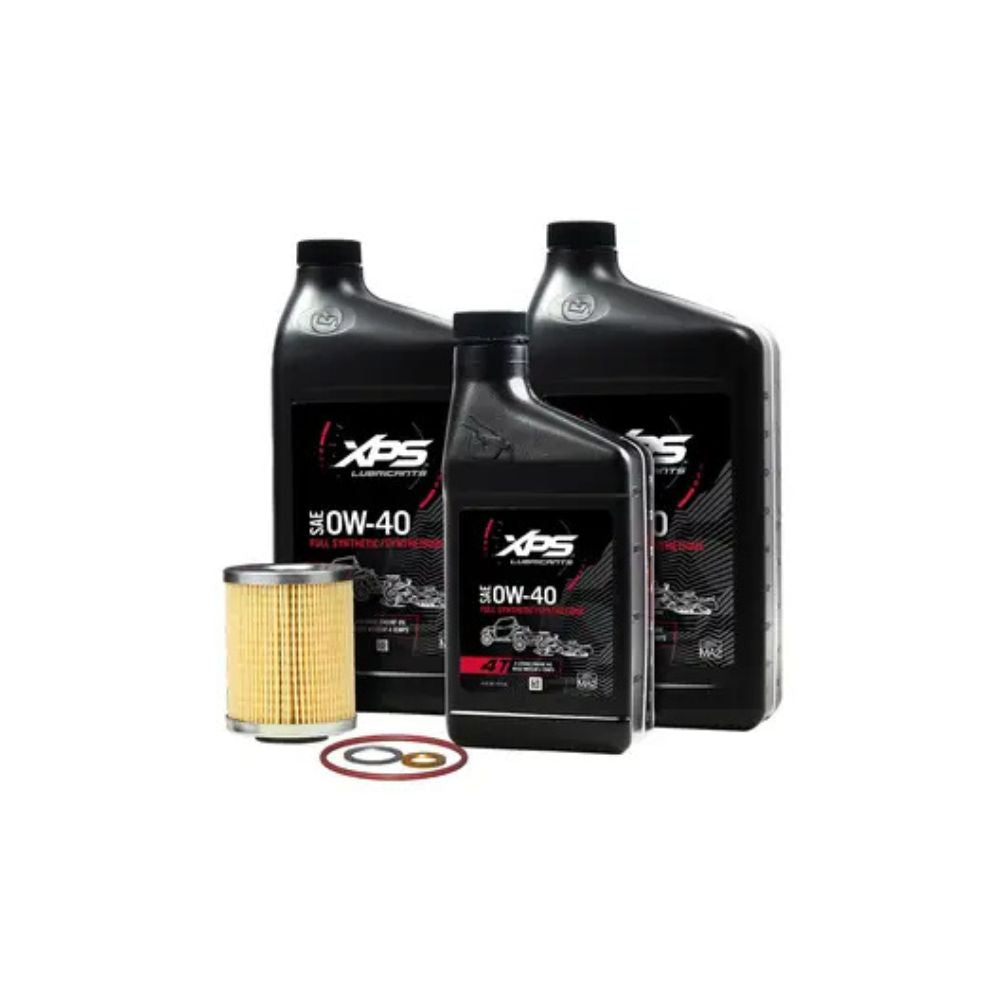 BRP XPS 4T 0W-40 Synthetic Oil Change Kit For Rotax 500 CC Or More V-Twin Engine