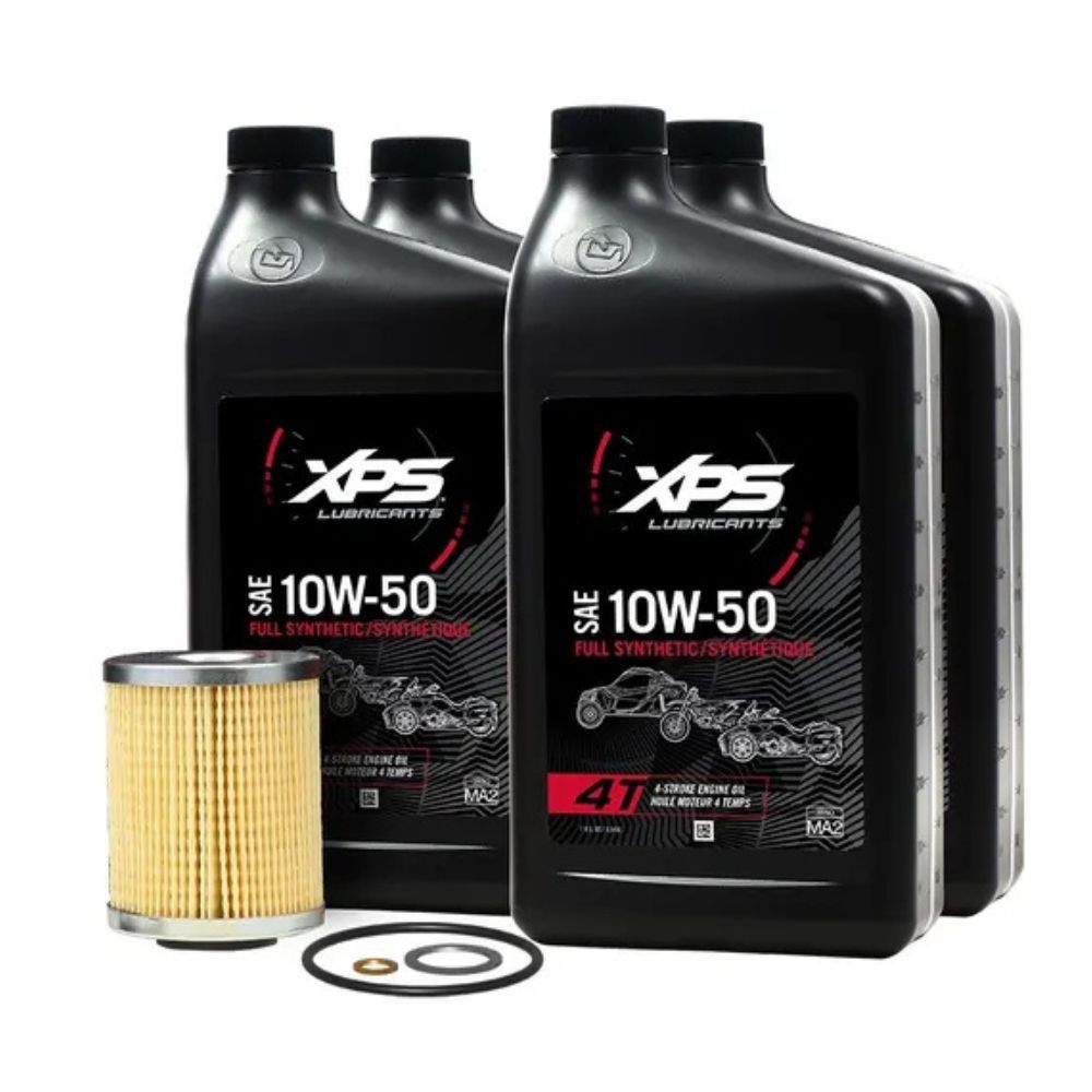 BRP XPS 4T 10W-50 Rotax 900/999 ACE Engine Synthetic Oil Change Kit