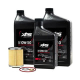 BRP XPS 4T 10W-50 Synthetic Oil Change Kit For Rotax 500 CC Or More V-Twin Engine