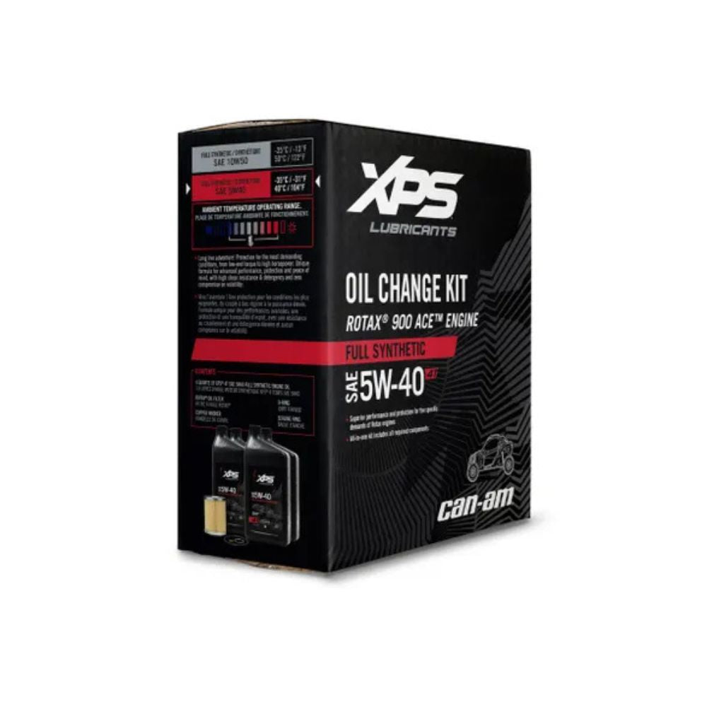 BRP XPS 4T 5W-40 Full Synthetic Oil Change Kit For Rotax 900 ACE Engine