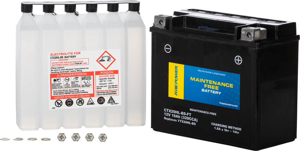 Fire Power Maintenance Free Sealed Battery CTX20HL-BS