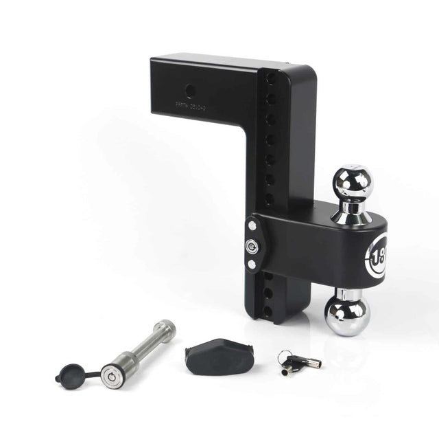 Weigh Safe 180 Hitch 10in Drop Hitch & 3in Shank (10K/21K GTWR) w/WS05 - Black Cerakote - CTB10-3-KA-CER-BLA