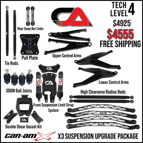 CA Technologies Can-Am Maverick X3 Level 4 Suspension Kit
