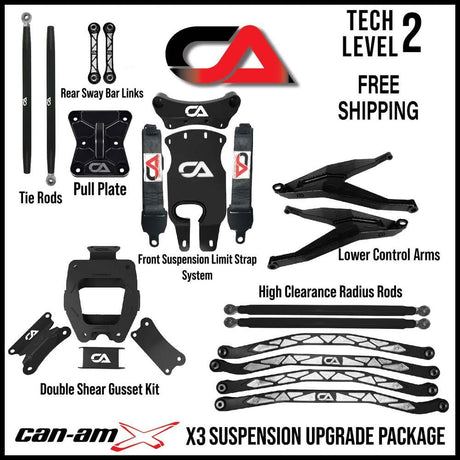 CA Technologies Can-Am Maverick X3 Suspension Kit -  Level 2