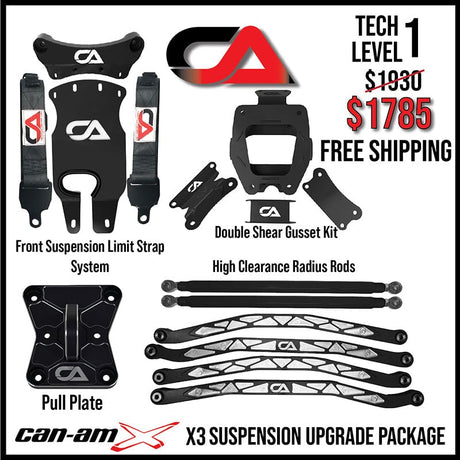 CA Technologies Can-Am Maverick X3 Level 1 Suspension Kit
