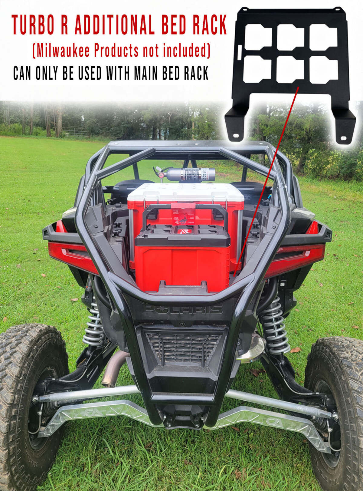 CA Technologies Polaris RZR Turbo R Packout Rack