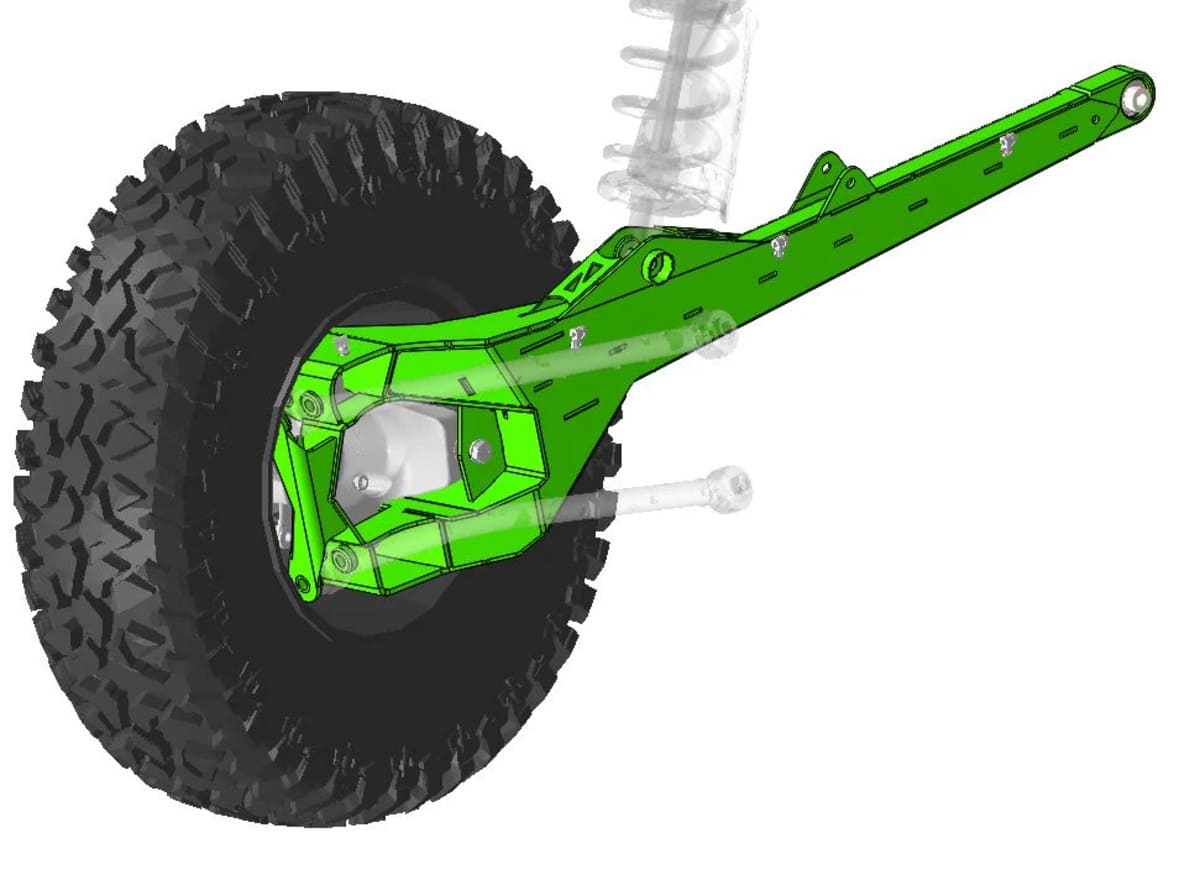 CA Technologies Polaris RZR Turbo R/Pro S Toe Link Delete Trailing Arms