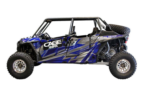 CageWRX '14-'18 Polaris RZR XP4 1000 Baja Spec Roll Cage - Assembled