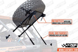 CageWRX '14-'23 Polaris RZR XP 1000 Spare Tire Carrier - Standard