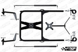 CageWRX '14-'23 Polaris RZR XP 1000 Spare Tire Carrier - Standard