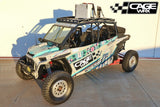 CageWRX '14-'23 Polaris RZR XP 1000/XP Turbo/XP Turbo S 4 Seat Super Shorty Roof Rack - Assembled