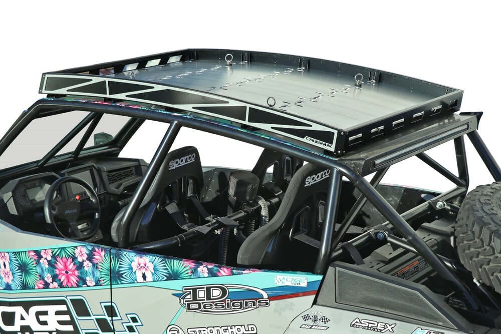 CageWRX '14-'23 Polaris RZR XP Turbo Super Shorty Roof Rack - Assembled