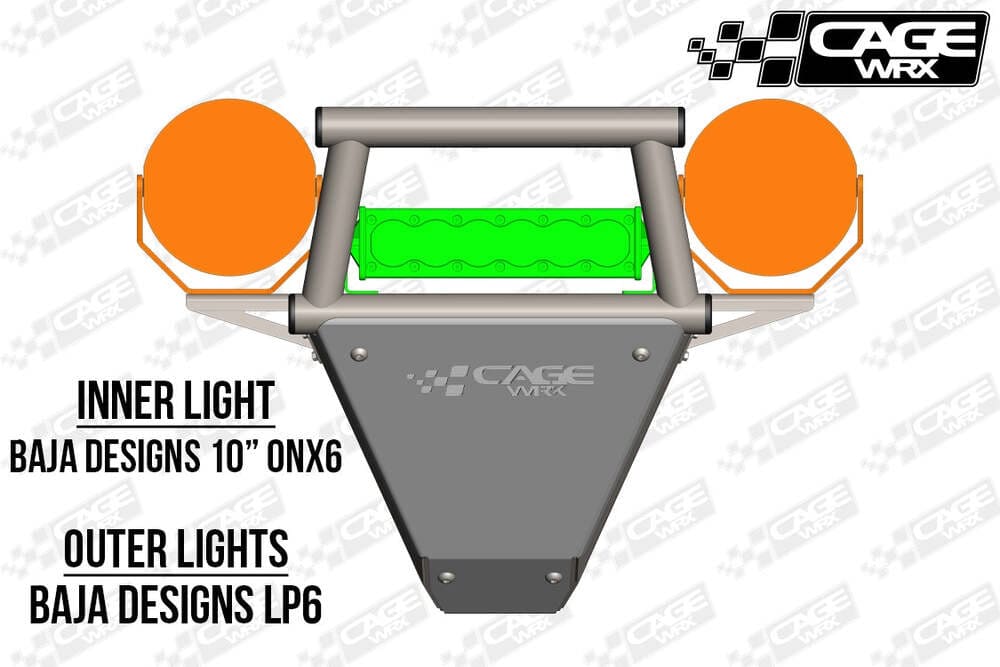 CageWRX '15-'23 Polaris RZR XP 1000 Front Bumper Kit