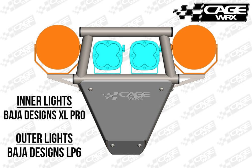 CageWRX '15-'23 Polaris RZR XP 1000 Front Bumper Kit