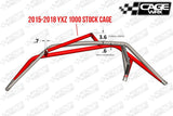 CageWRX '15+ Yamaha YXZ 1000R Super Shorty Roll Cage - Assembled
