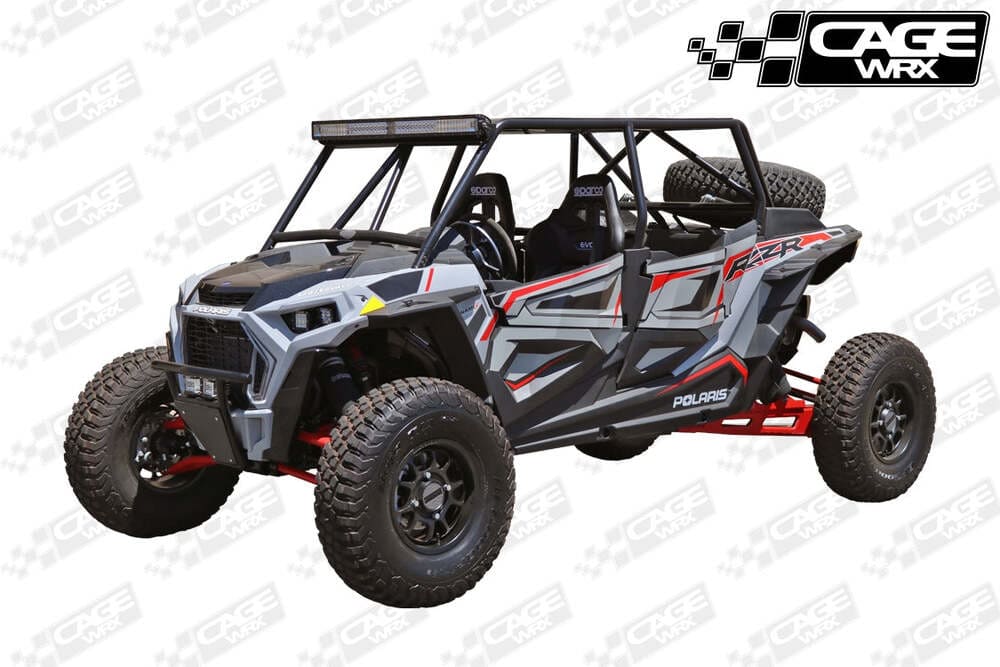 CageWRX '19-'23 Polaris RZR XP4 1000 Baja Spec Roll Cage - Assembled