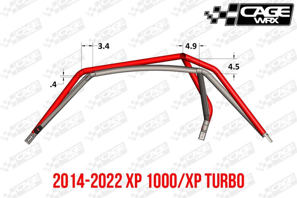 CageWRX '19-'23 Polaris XP 1000 Competition Roll Cage Kit