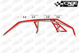 CageWRX '22+ Polaris RZR Turbo R 4 Super Shorty Roll Cage - Assembled