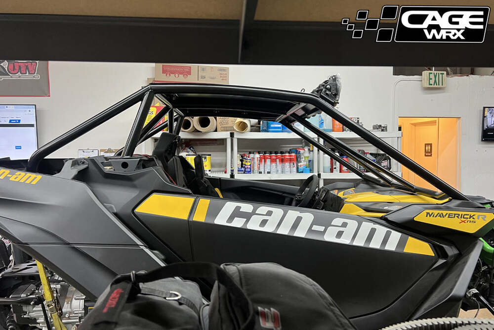 CageWRX '24+ Can-Am Maverick R Super Shorty Completely Assembled Roll Cage