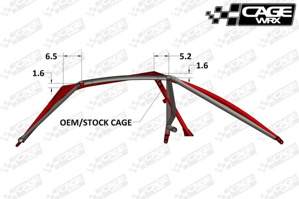 CageWRX Kawasaki KRX 1000 Sport Cage - Assembled