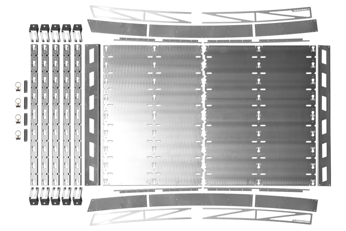 CageWRX Polaris RZR Pro R/Turbo R/Pro XP 4 Seat Super Shorty Roof Rack Kit