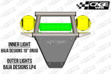 CageWRX Polaris RZR Turbo S Front Bumper - Assembled