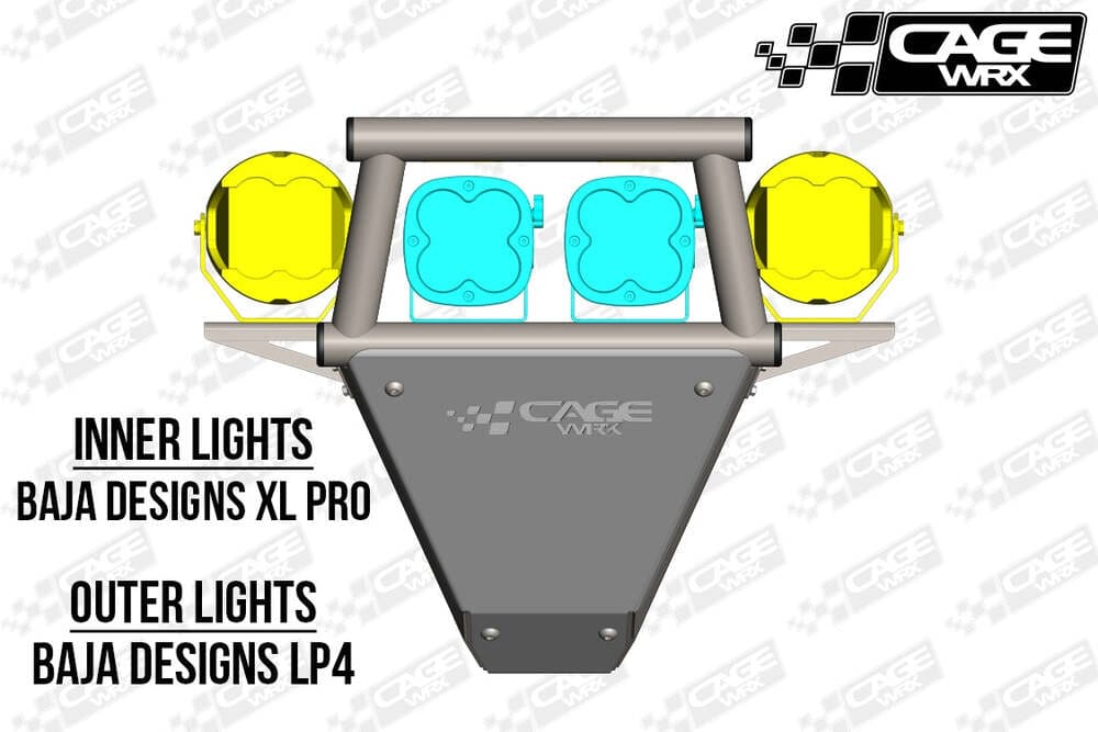 CageWRX '18+ Polaris RZR XP Turbo S Front Bumper Kit