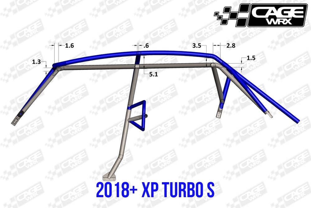 CageWRX Polaris RZR XP4 1000 Baja Spec Cage Kit