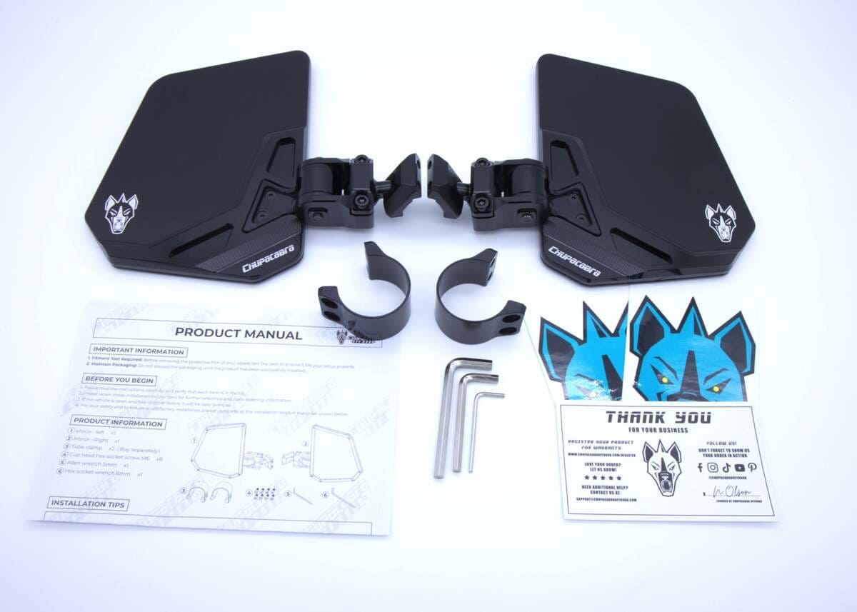 Chupacabra Offroad Cuero UTE Side Mirror - Set of 2