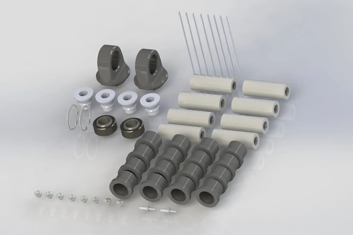 CSC '22+ Polaris RZR Pro R Front Control Arms Rock Kit