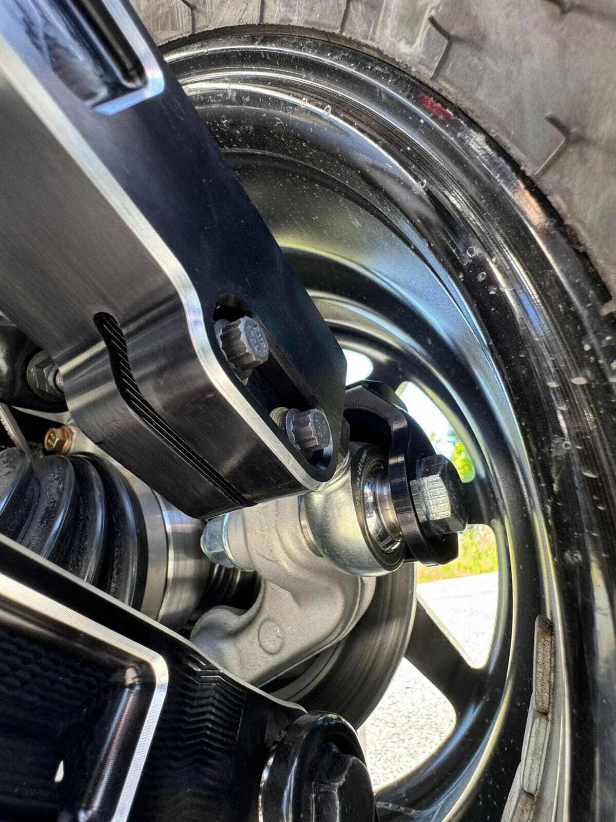 CT Race Worx Can-Am Maverick R Double E Rear Sway Bar Pro Rock High Clearance Billet Radius Rod Kit