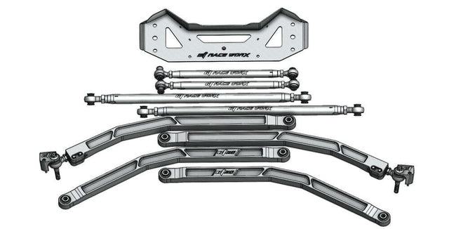 CT Race Worx Can-am Maverick R Pro Rock High Clearance Billet Radius Rod Kit