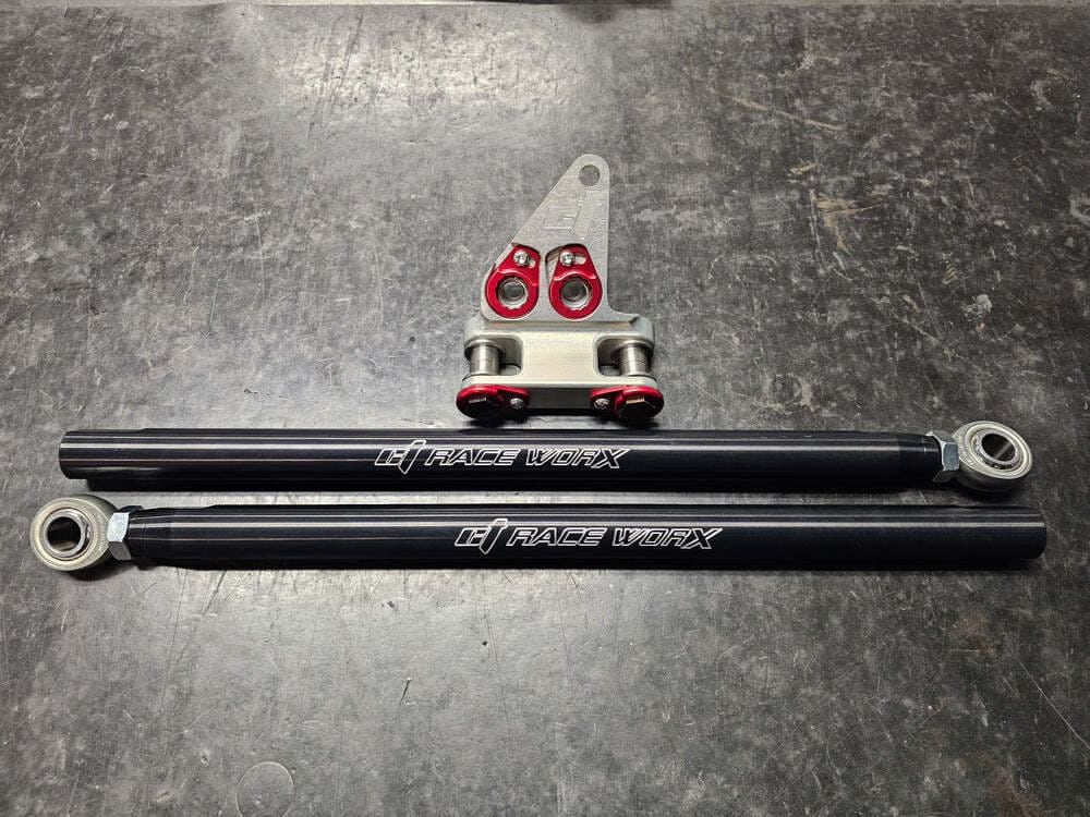 CT Race Worx Can-Am Maverick R Pro Tie Rods With Stabilizer Mount