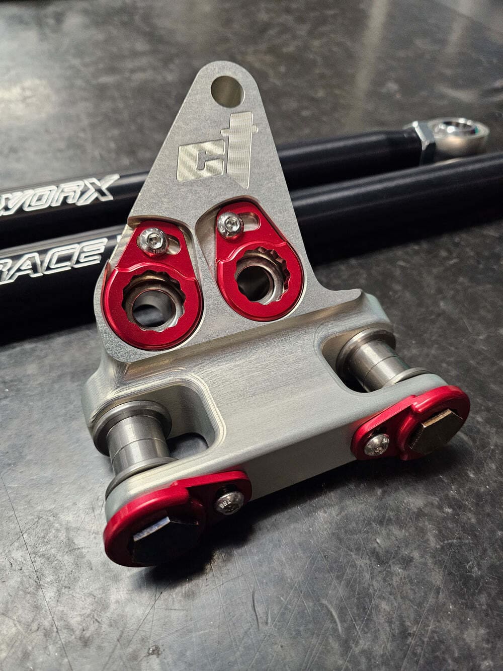 CT Race Worx Can-am Maverick R Pro Tie Rods with Stabilizer Mount