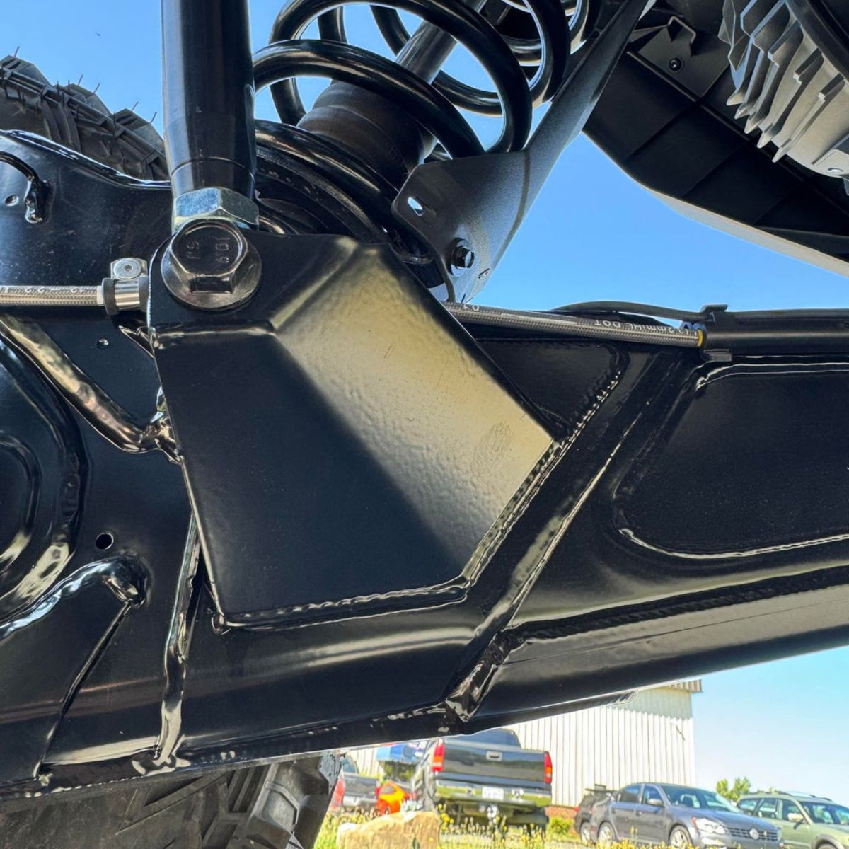 CT Race Worx Can-Am Maverick R Weld On Trailing Arm Gusset Kit