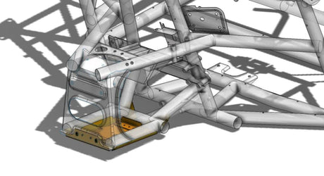 CT Race Worx Can-Am Maverick X3 Chromoly Front Differential Tray