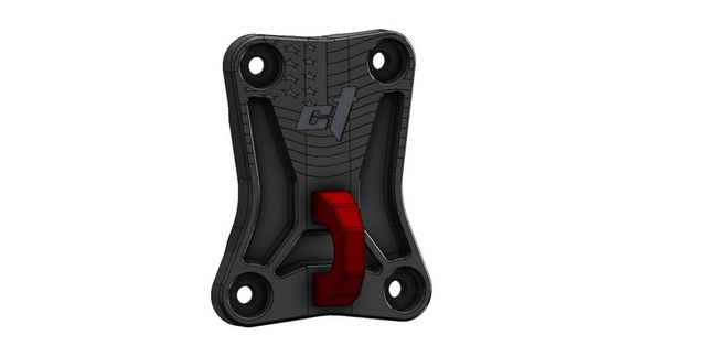 CT Race Worx Polaris RZR  Pro R/Turbo R Billet Radius Rod Plate with Tow Ring