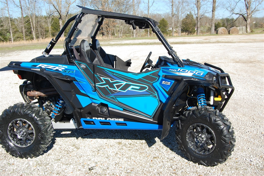 Trail Armor Polaris RZR S 900/S 1000 Full Skid Plates w/ Nerfs Slider or Trimmed