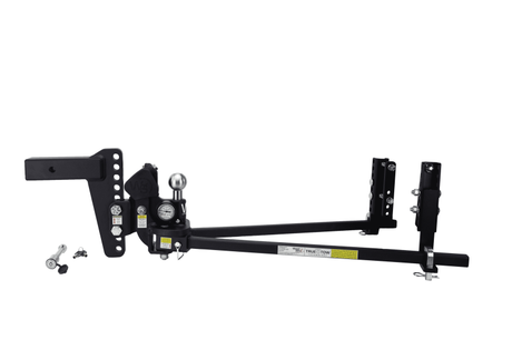 Weigh Safe True Tow Middleweight Distribution 8in Drop & 2.5in Shank (Rated for 12.5K GTWR) w/WS05 - TTMW8-2.5XL-KA