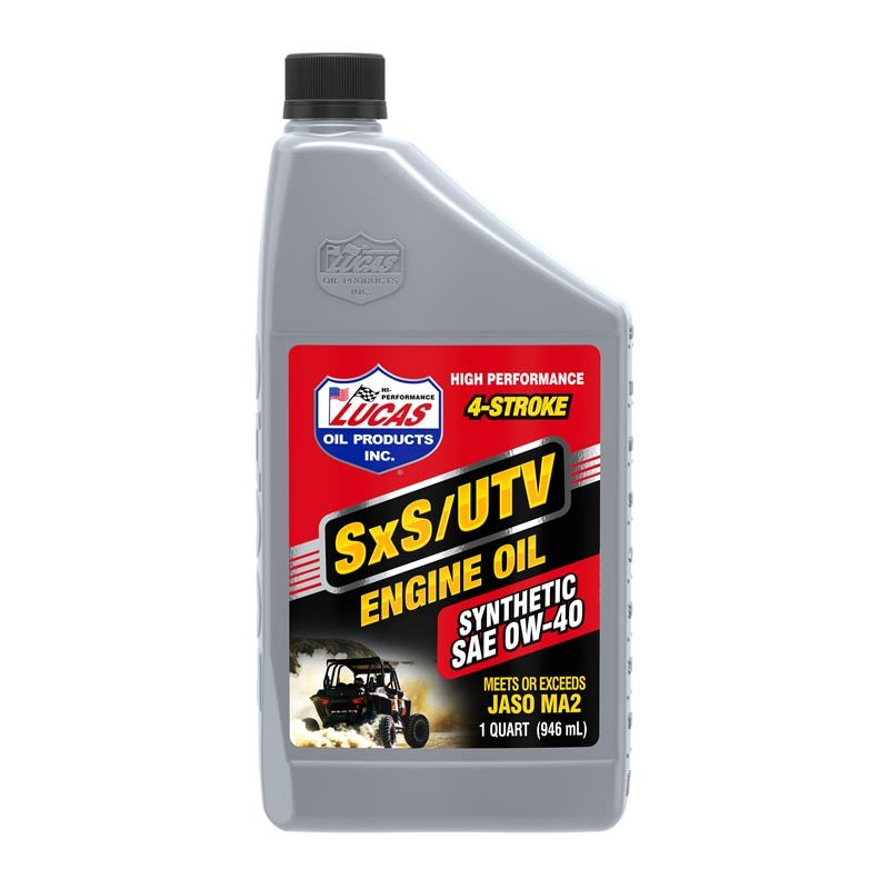 Lucas Oil Sxs Synthetic Oil 0w40 4t 1 Qt