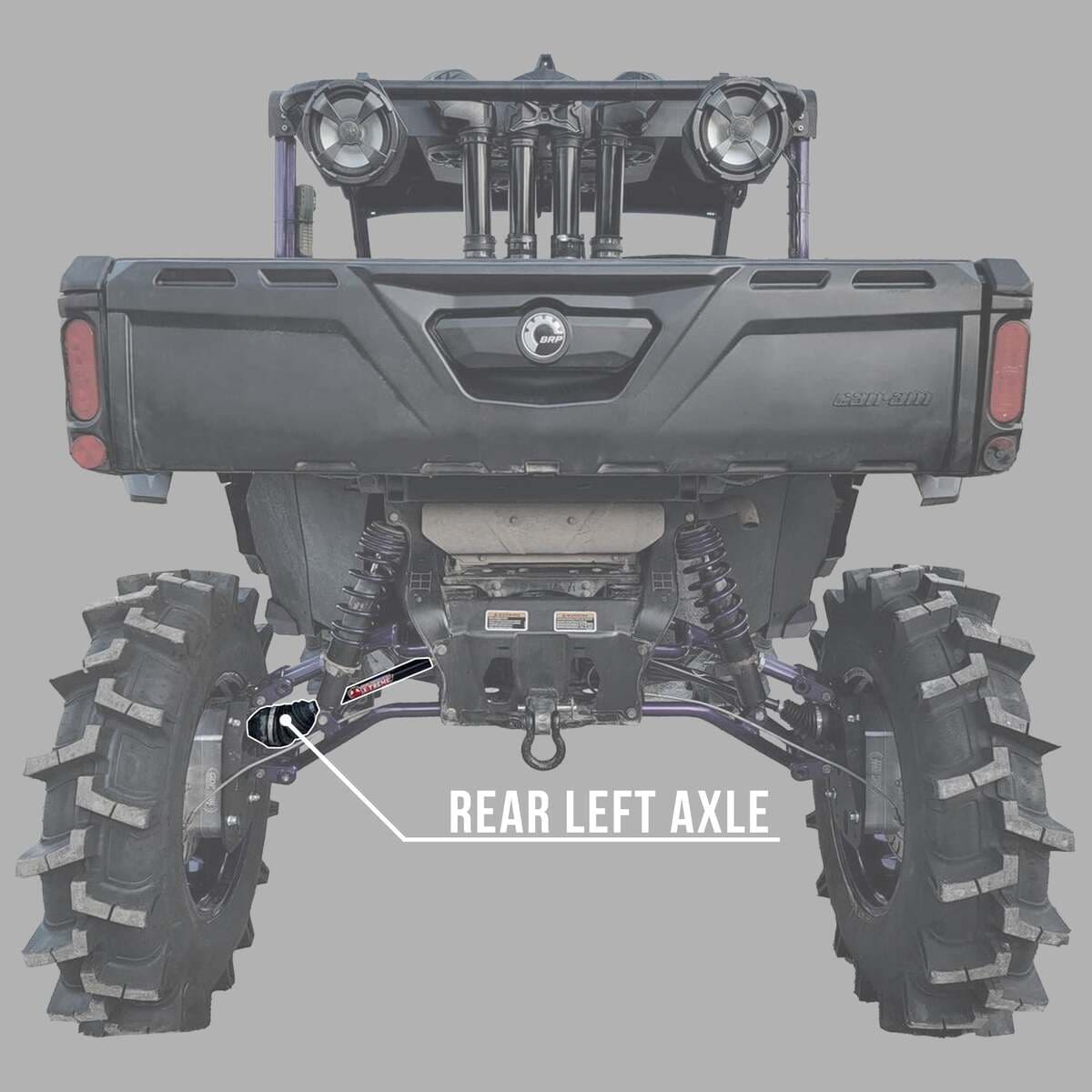 Demon Powersports '14 Polaris Ranger 800 Demon Heavy Duty Lift Kit Axle