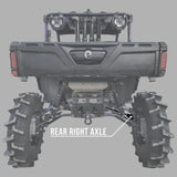 Demon Powersports '21-'22 Polaris Ranger 700 Rugged Performance Axle