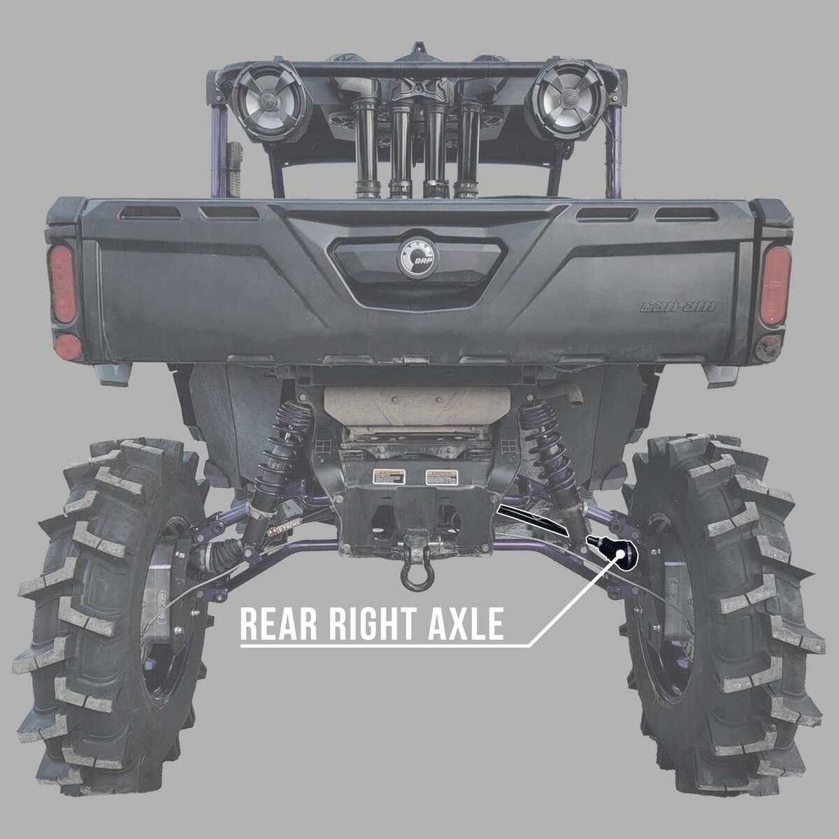 Demon Powersports Hisun Sector 550 Rugged Performance Axle