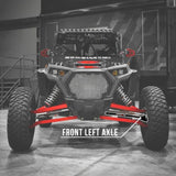 Demon Powersports Polaris General 1000 Demon Xtreme Heavy Duty Long Travel 5" HCR Axle Race Spec