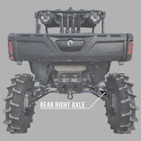 Demon Powersports Polaris General 1000 Demon Xtreme Heavy Duty Long Travel 5" HCR Axle Race Spec