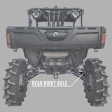 Demon Powersports Polaris RZR Turbo R Demon Xtreme Heavy Duty Axle