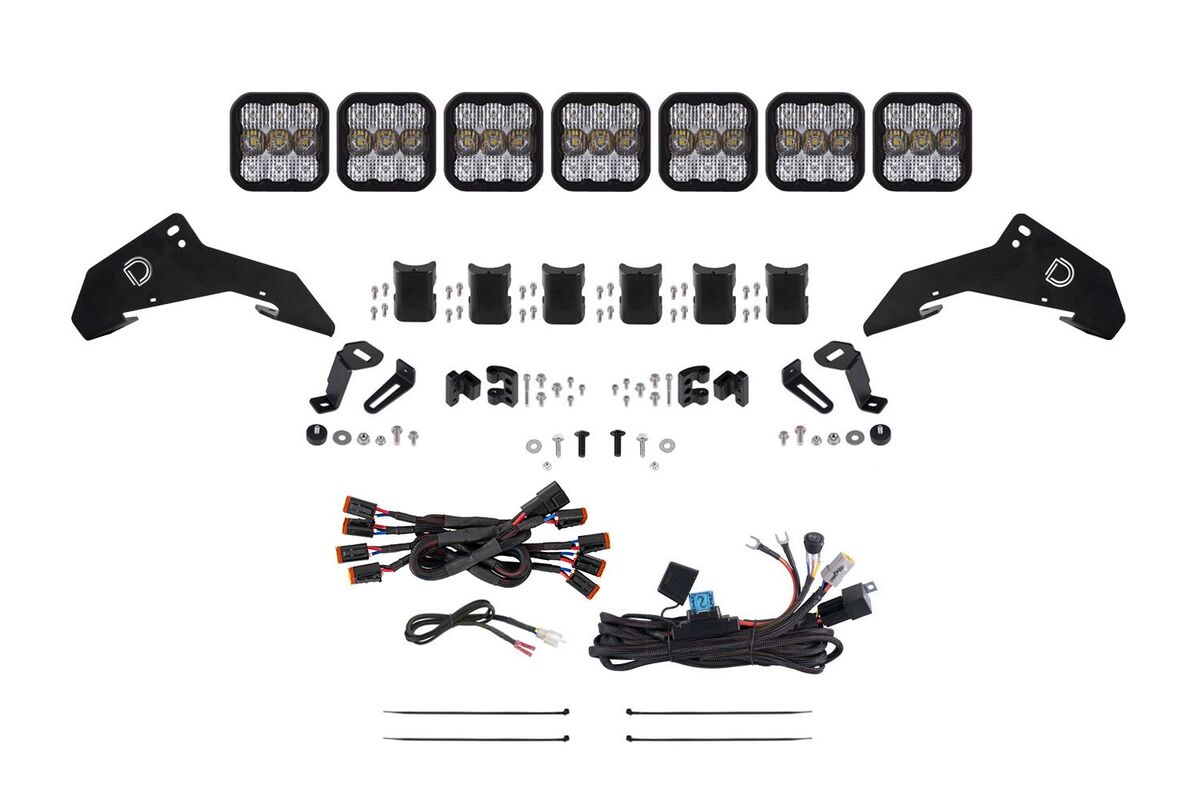 Diode Dynamics '19-'24 Honda Talon SS5 Roof CrossLink Lightbar Kit