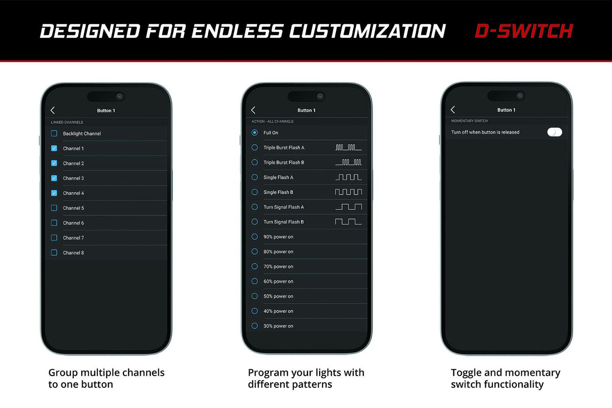 Diode Dynamics D-Switch 8-Channel Switch Panel